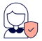 Transparent upfront icon